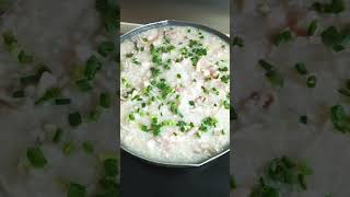 Congee with seafoodsfoodshorts congeefoods [upl. by Grubman]