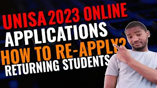 Returning Students  How to reapply at UNISA for 2023  UNISA online applications [upl. by Pier]