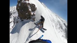 Skiing ABasin North Pole 1st Notch and Lower East Wall [upl. by Yenar928]