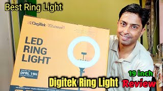 DIGITEK 19 inch ring light  digitek DPRL 19H for YouTube Instagram creator digitekringlight [upl. by Odraude]