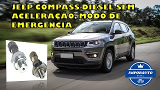 JEEP COMPASS DIESEL SEM ACELERAÇÃO MODO DE EMERGENCIA [upl. by Ettenot]