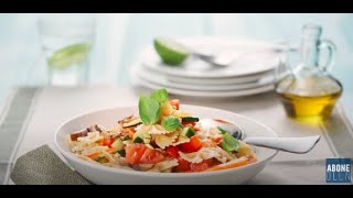 Barilla  Taze Domatesli ve Izgara Sebzeli Makarna Salatasi [upl. by Liv]