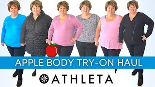 ATHLETA Plus Size Athletic Wear Tryon Haul For Women Over 50 [upl. by Adnilemre]