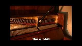 From ±440 hz to ±432 hz BachBusoni Arjen Seinen Piano [upl. by Nnahteb843]