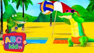 Crocodile Alligator Beach Playtime Song  ABC Kid TV Nursery Rhymes amp Kids Songs [upl. by Bank]