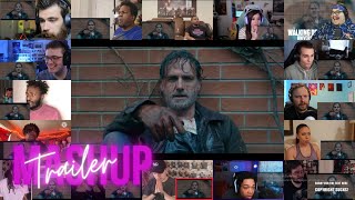 The Ones Who Live  First Look Trailer Reaction Mashup 🔞☠️  The Walking Dead  Rick Grimes [upl. by Armalda]