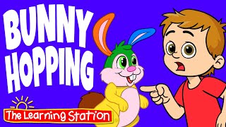 Bunny Hopping ♫ Easter Bunny ♫ Different Colored Bunnies ♫ Kids Songs by The Learning Station [upl. by Sharon]