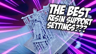 Are these the BEST Resin Support Settings 3DPrintingPros Insane Resin Supports [upl. by Sedlik]