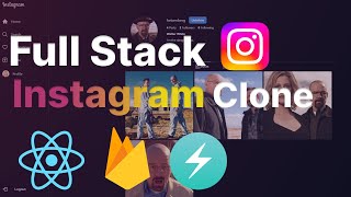 Build and Deploy Your Own Instagram App With React and Firebase  Full Tutorial [upl. by Hyacinthie]