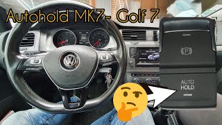 volkswagen MK7 réparation autohold الطريقة الصحيحة لتغيير اوتوهولد mechanical ميكانيكي mk7 [upl. by Bonne]