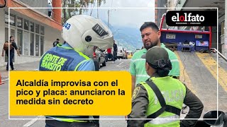 Alcaldía de Ibagué improvisa con el nuevo pico y placa anunciaron la medida sin decreto [upl. by Formica]