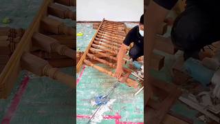 Fixing Wooden Stair Railings Process [upl. by Payson]