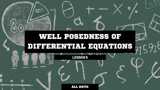 WELLPOSEDNESS OF DIFFERENTIAL EQUATIONS  PARTIAL DIFFERENTIAL EQUATIONS [upl. by Olympium]