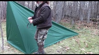 Make A Tent With Floor From A Tarp [upl. by Haleak]