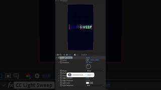 After Effects öğreniyorum Part 4 After effectsde cc light sweep efekti nasıl kullanılır ‍ 1 [upl. by Ordway]