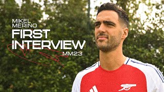 MIKEL MERINO  From Gooner to Gunner  First Arsenal interview [upl. by Anom]