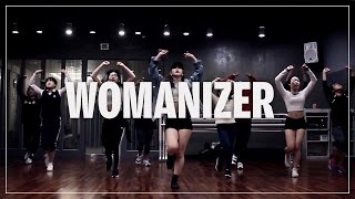 Britney Spears  Womanizer  BisMe Choreography [upl. by Eelame]