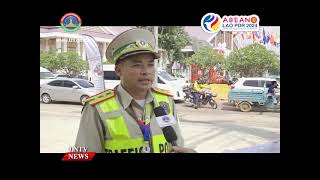 Traffic authorities in Vientiane announce traffic route changes for ASEAN Summits [upl. by Yak615]