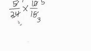 Multiplying Fractions with Canceling [upl. by Camden]