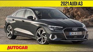 Allnew Audi A3 Sedan Revealed  First Look  Autocar India [upl. by Mano]