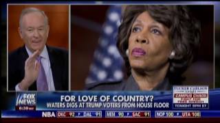 Bill OReilly Says Maxine Waters Has A James Brown wig [upl. by Adnek]