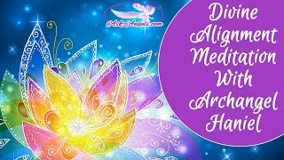 Divine Alignment Meditation with Archangel Haniel [upl. by Omsare294]