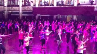 Clubbercise dance fitness at the International Fitness Showcase 2016 [upl. by Tapes]