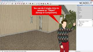 SketchUp Pro 2020  Tags and Outliner [upl. by Anasiul]