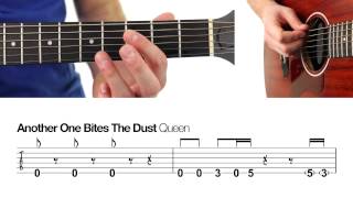 ► Another One Bites The Dust  Queen ★ BEGINNERS Guitar Lesson ★ [upl. by Bravar457]