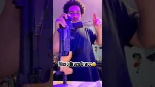 Micro Draco bracefypシ゚ gunshorts legallydangerous mustwatch arp airsoft warzone [upl. by Akeber]