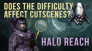 Halo Reach Does the difficulty affect cutscenes [upl. by Lin]