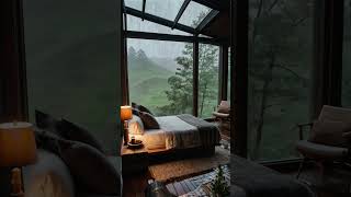 Sleeping in Mountain Rain rainysoundscape [upl. by Alihs988]