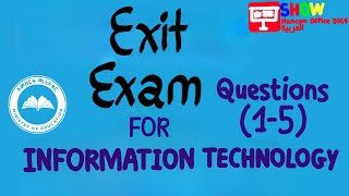 Hancom Office Show 2014  Exit Exam for Information Technology Questions 15 [upl. by Gathers853]