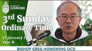 Catholic Mass Today Third Sunday in Ordinary Time 21 Jan 2024 Bishop Greg Homeming Lismore Australia [upl. by Eerahs]