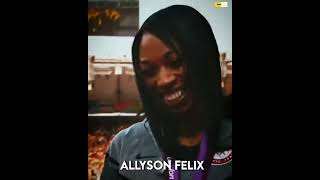 Allyson Michelle Felix  women athlete World champion athletics [upl. by Kermie376]