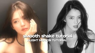 smooth shake tutorial Ae inspired shake tutorial Alight motion tutorial [upl. by Siana]