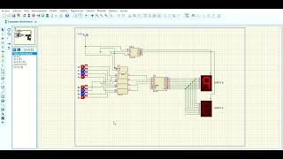 Display multiplexor de 7 segmentos Proteus 8 Professional Guia 7 [upl. by Baxter]