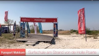 FUNSPORT Makkum  Surfschule am Strand von de Holle Poarte [upl. by Martita909]