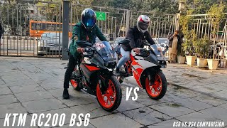 KTM RC 200 BS6 Vs KTM RC 200 BS4  Detailed Comparison  Test Ride  Ksc Vlogs [upl. by Camarata672]