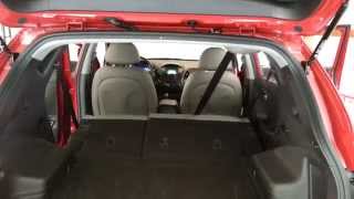 2014 Hyundai Tucson SUV Cargo Area With 2nd Row Seats Folded Down [upl. by Wolfort]