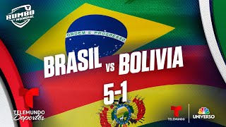 Highlights amp Goals Brasil vs Bolivia 51  Rumbo al Mundial  Telemundo Deportes [upl. by Marlea]