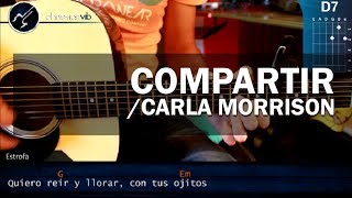 Cómo tocar quotCompartirquot de Carla Morrison en guitarra acústica HD Tutorial  Christianvib [upl. by Romaine815]