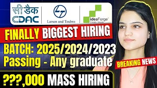 Bumper Mass Hiring 😱 OffCampus Drive  Any Graduates  Apply now🔥 [upl. by Kevon]