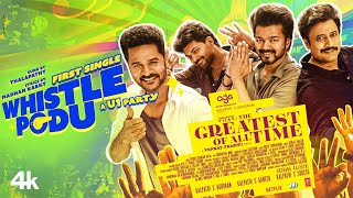 Whistle Podu Lyrical Video  The Greatest Of All Time  Thalapathy Vijay  VP  U1  AGS  TSeries [upl. by Wenger]