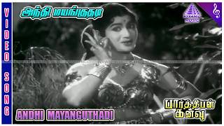 Parthiban KanavuOld Movie Songs  Andhi Mayanguthadi Video Song  Vyjayanthimala  Gemini Ganesan [upl. by Ortrud]