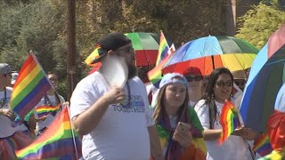 VIDEO Thousands join Phoenix Pride Parade [upl. by Arrim187]