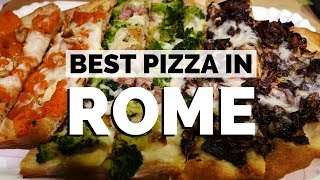 Best Pizza in Rome Italy  The Best Place To Eat Pizza In Rome At Antico Forno Roscioli Pizzeria [upl. by Zane]