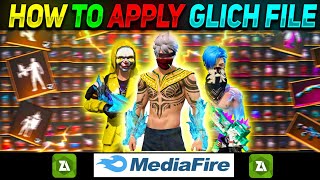 How To Apply Glich File In Free Fire Max  How To Add Glitch File In Free Fire Max  Ff Glitch File [upl. by Morette]