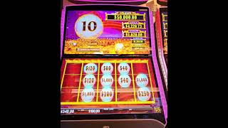 100 BET HUGE JACKPOT HANDPAY WIN LION LINK HOLD N SPIN BONUS  ENCHANTED PRINCESS CRUISE  5 Denom [upl. by Elyac]