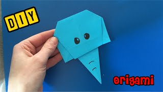 ✮ DIY ORIGAMI OLIFANT ✮ VOUWEN MET PAPIER MAKKELIJK amp GOEDKOOP ✮ KNUTSELEN MET PAPIER [upl. by Isadore]